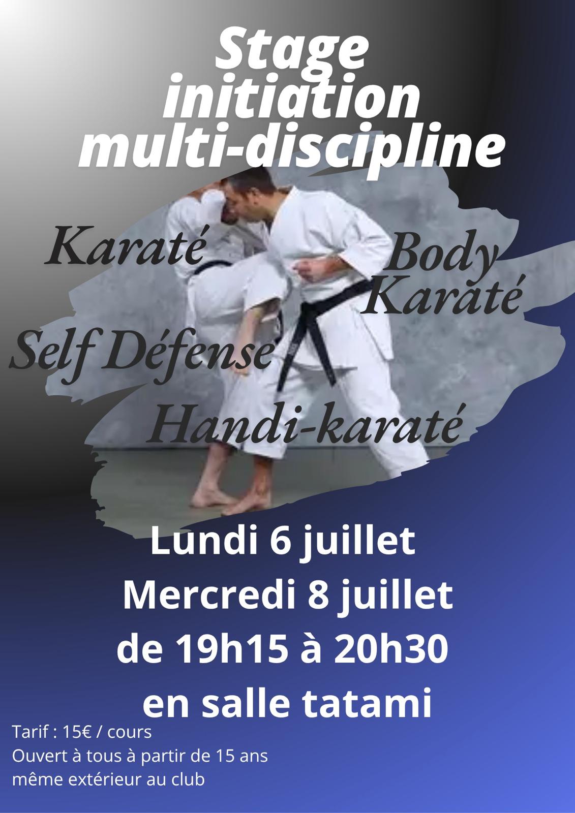 Affiche du stage
