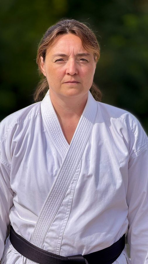Portrait de Cristelle Lauvergnat en karategi