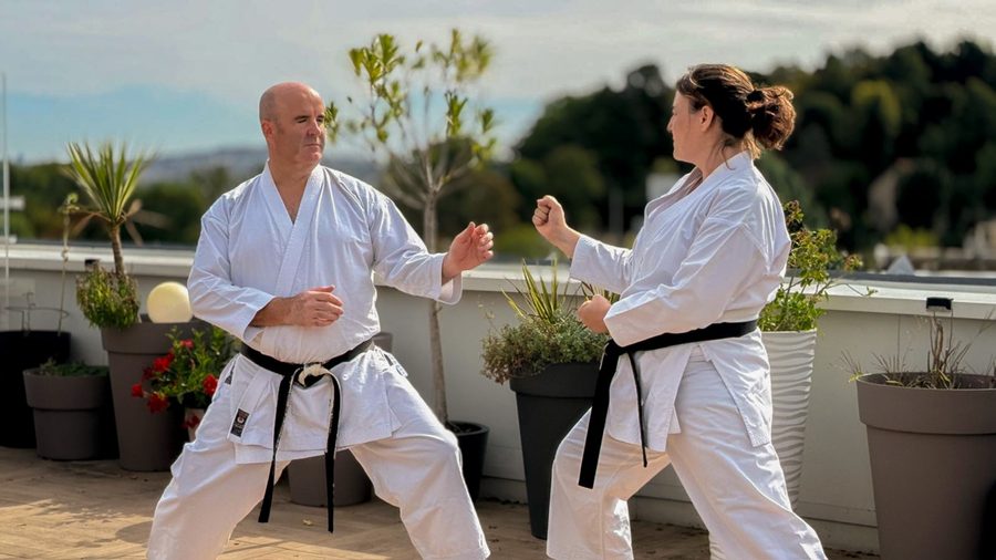 Cristelle Lauvergnat en garde face à Nicolas Blot