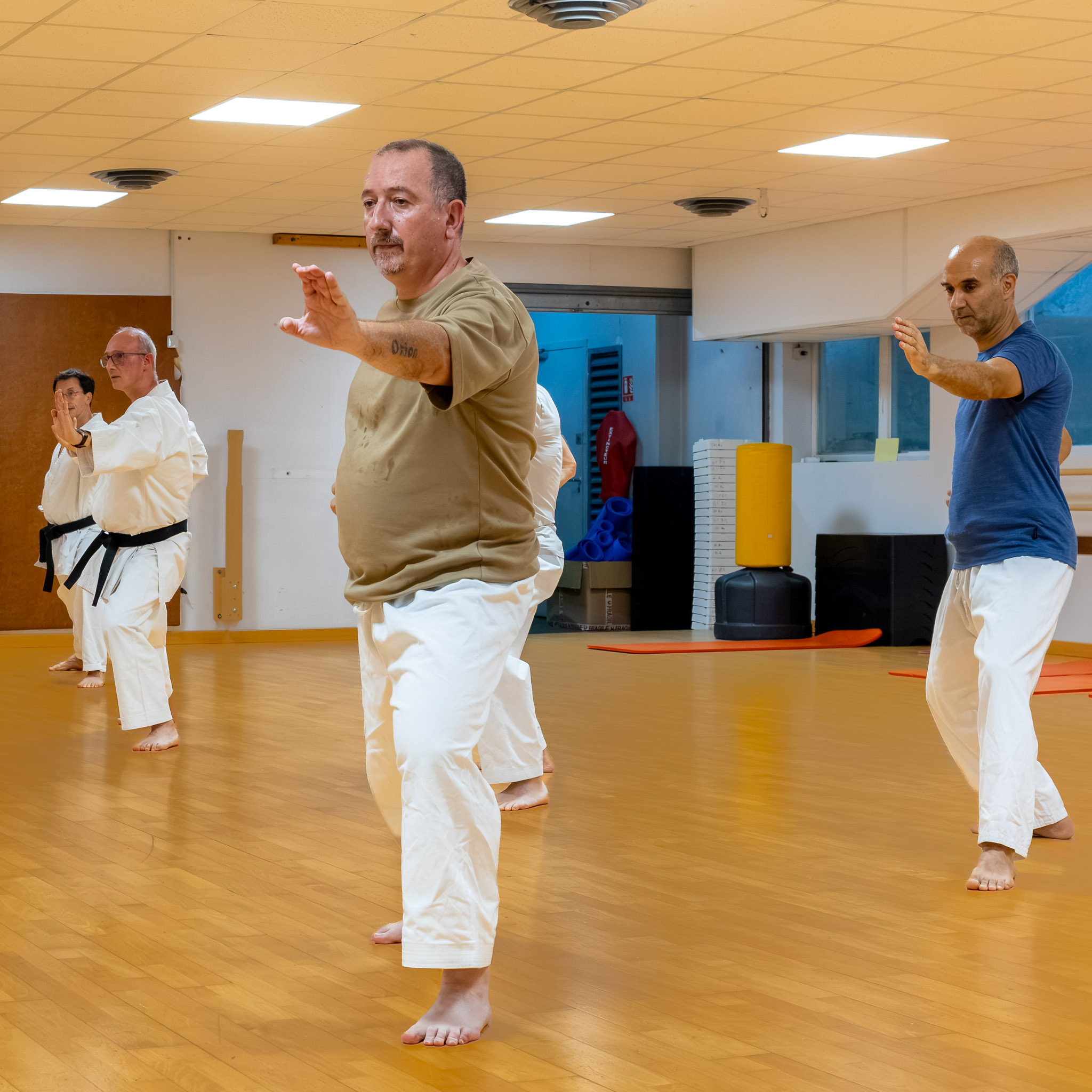 Travail du kata en concentration